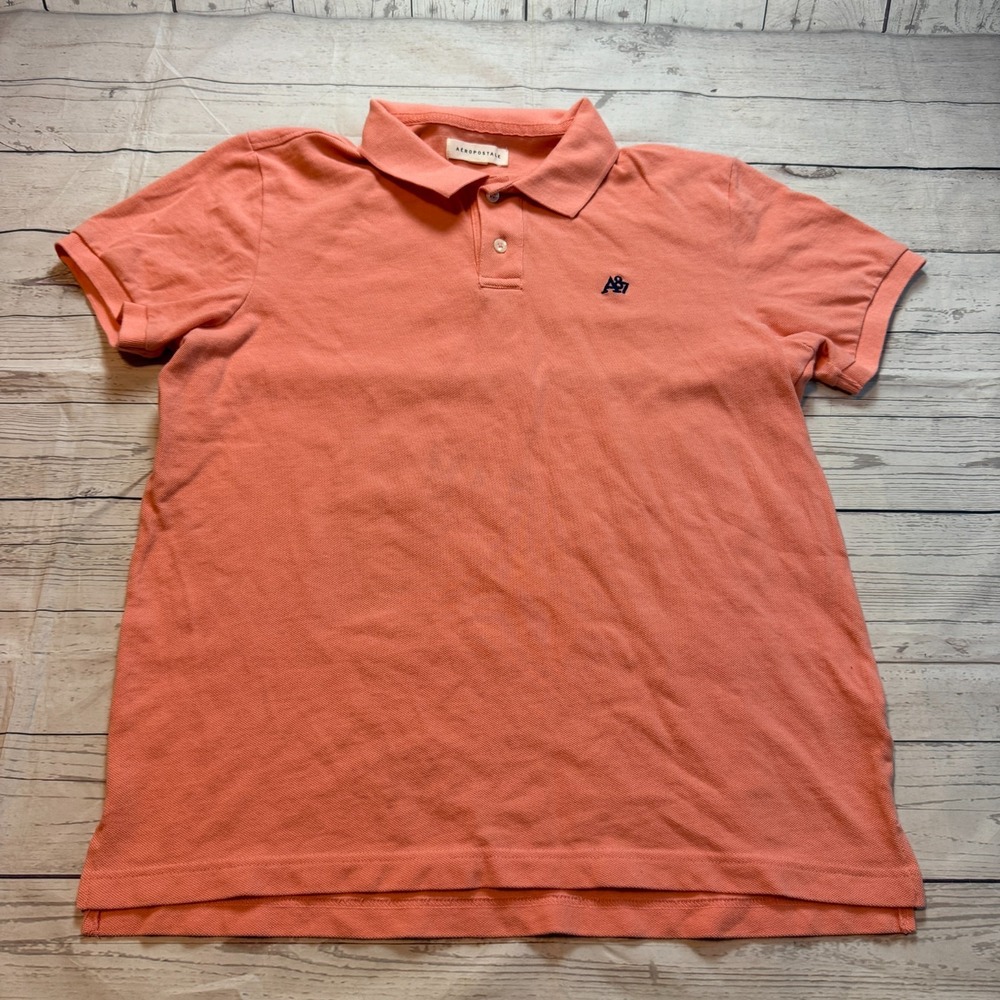 Aeropostale Polo Shirt Short Sleeves Preppy Casual Men's Size‎ XL